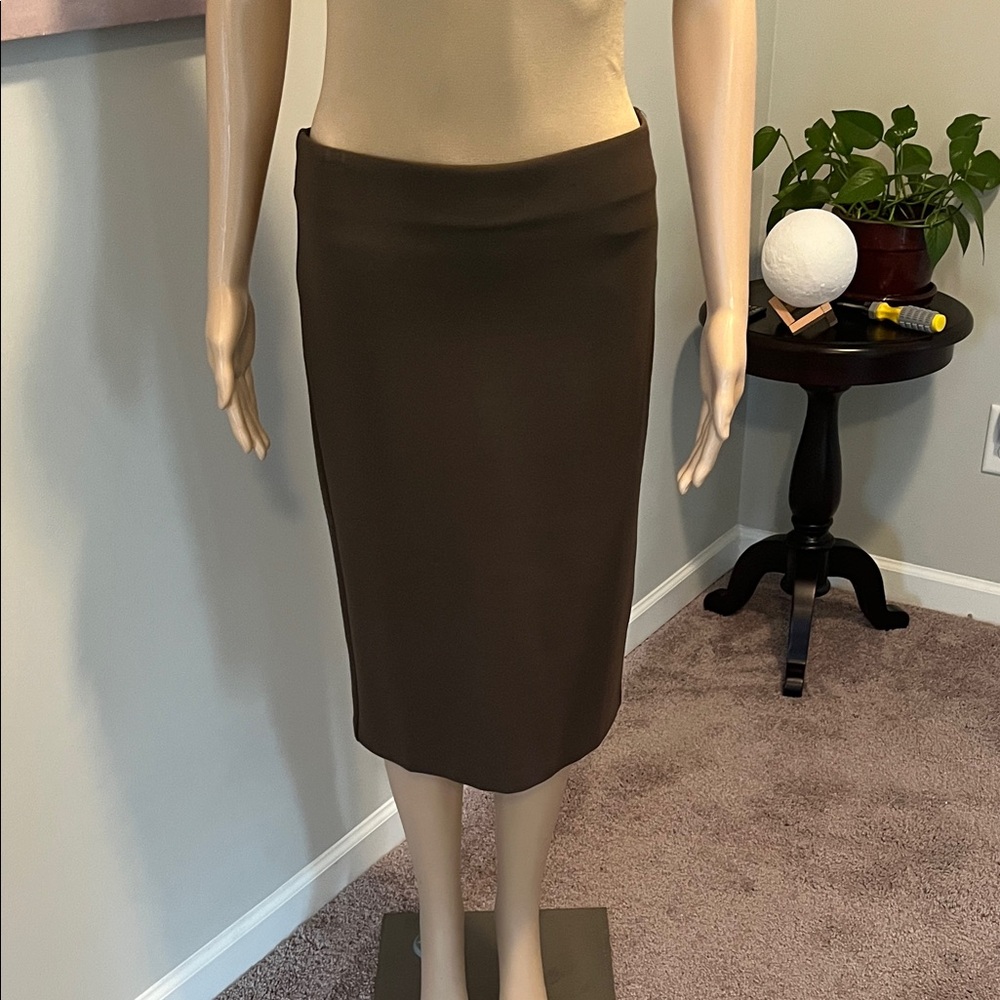 ECI Chic Dark Green Pencil Skirt